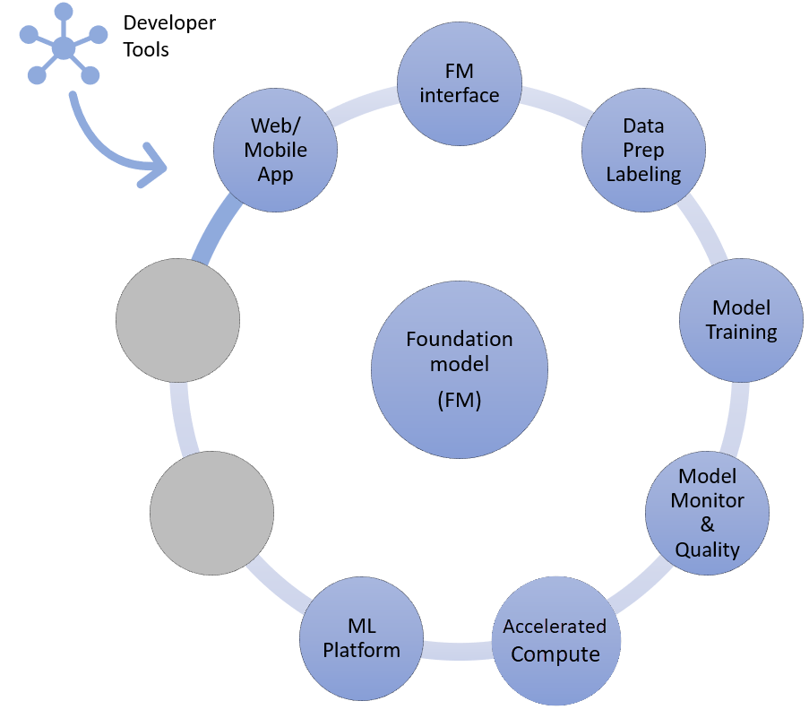 Components of the fine-tuning or further pre-training approach