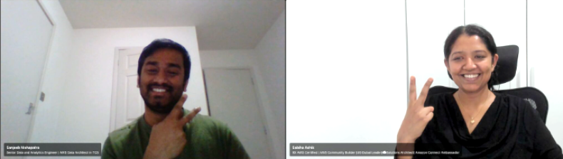 Figure 4: Sanjeeb (left) and Sabiha Ashik (right)