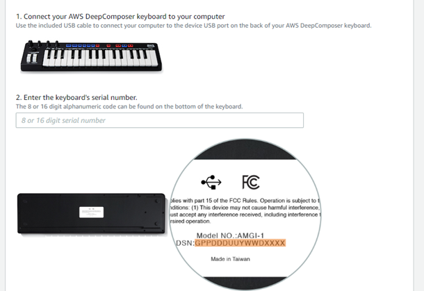 picture of underside of the keyboard