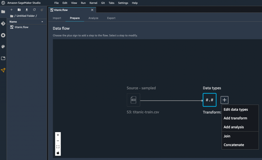 SageMaker screenshot