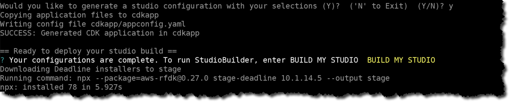 Screenshot of the studio building