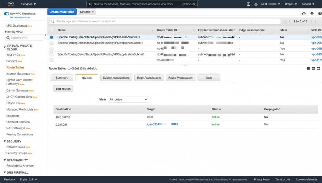 MSR : Select a routing table