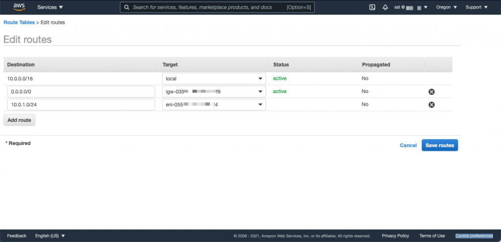 MSR : create a route