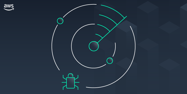 Line art promoting AWS BugBust