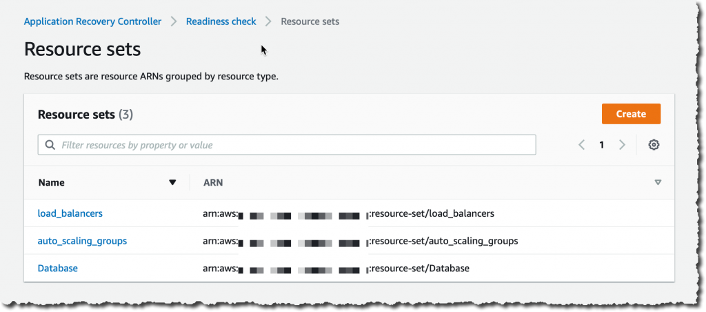 Create Resource Set - 3 Resource Sets