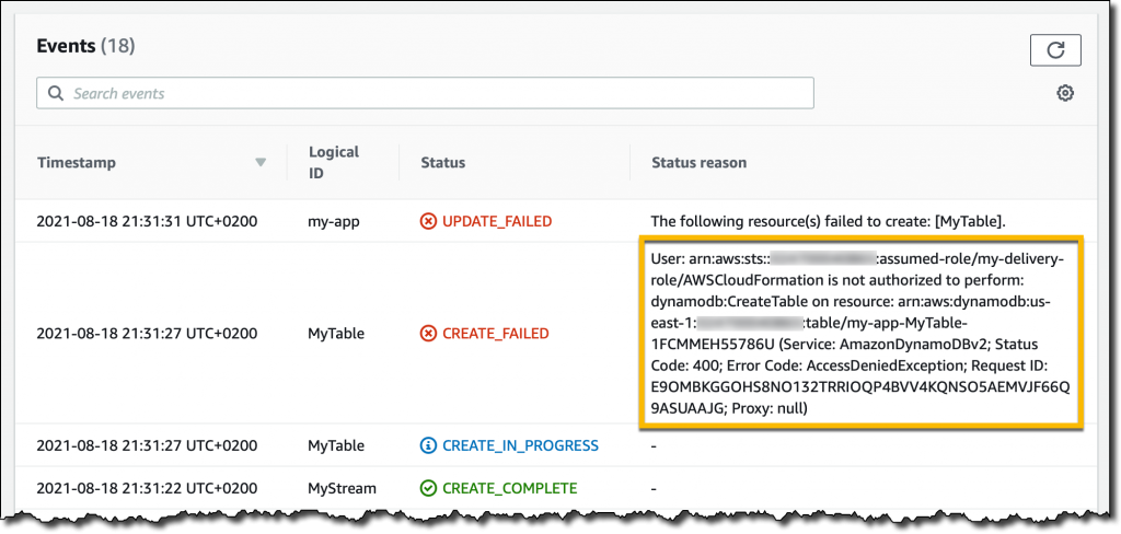 Console screenshots.