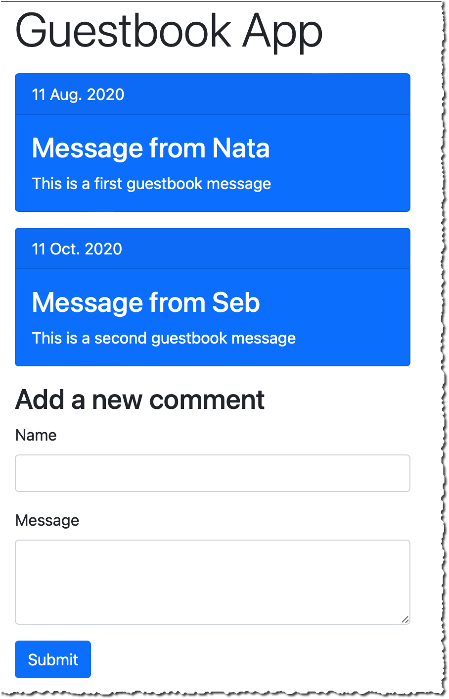 Evidently - experiment on