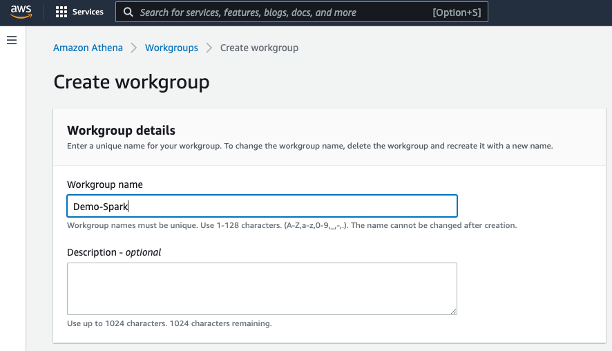 Creating a workgroup