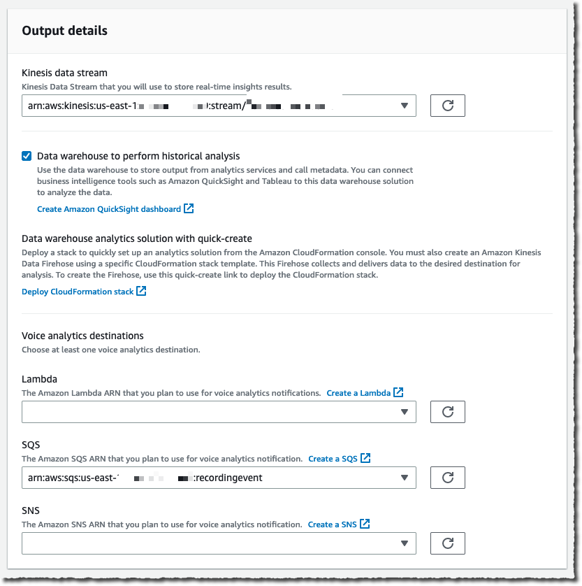 Amazon Chime SDK - Configuration third step