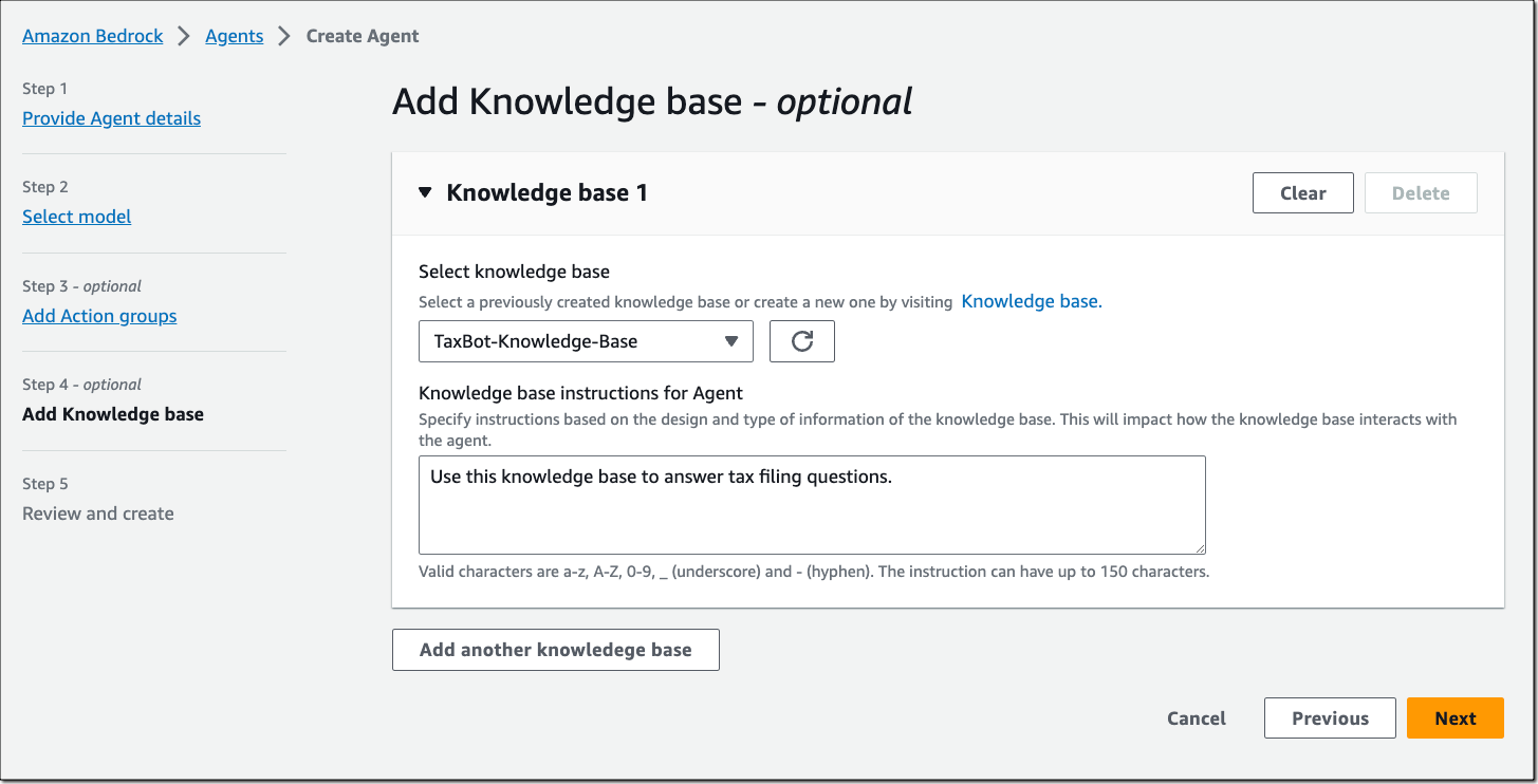 Knowledge Base for Amazon Bedrock