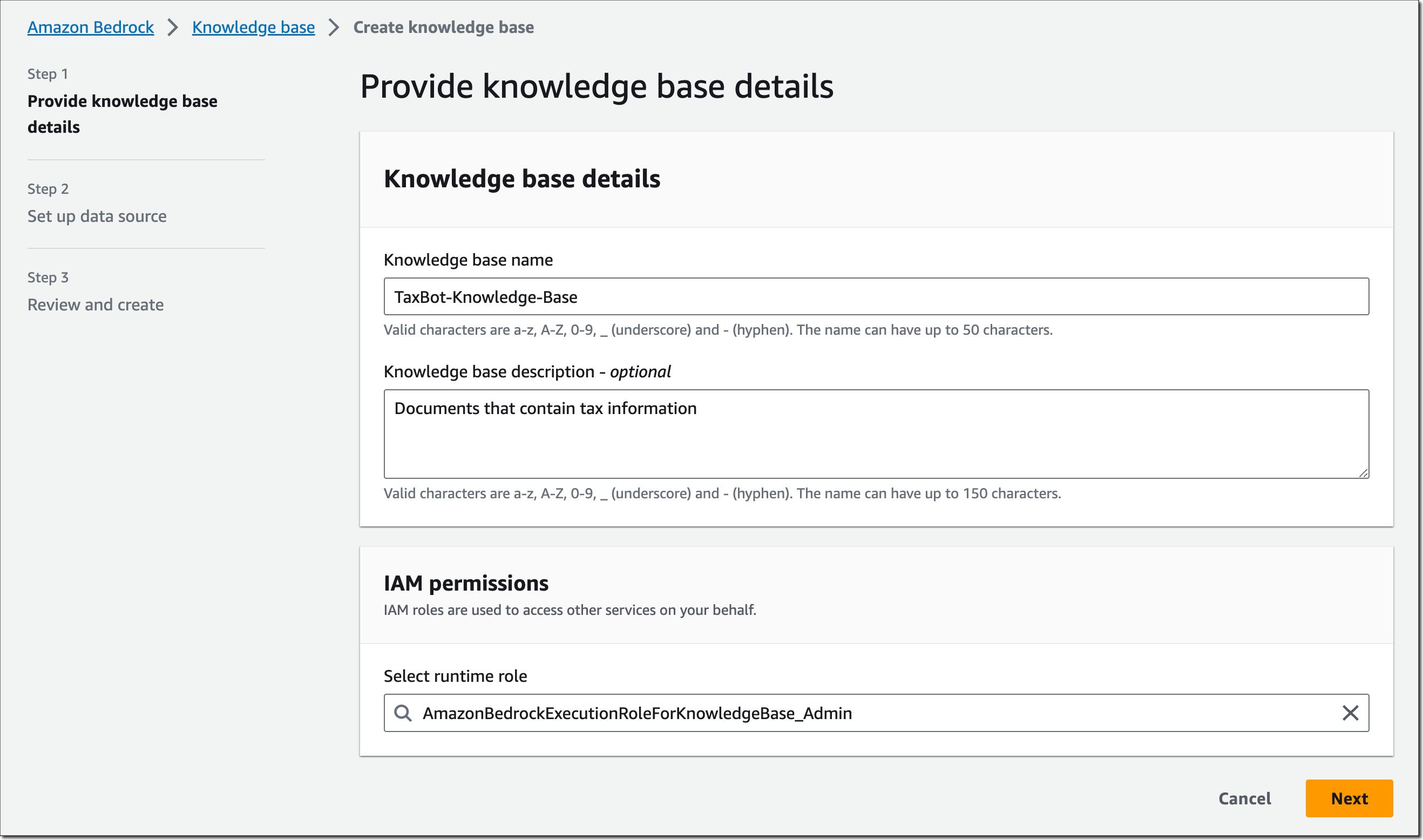 Knowledge Base for Amazon Bedrock