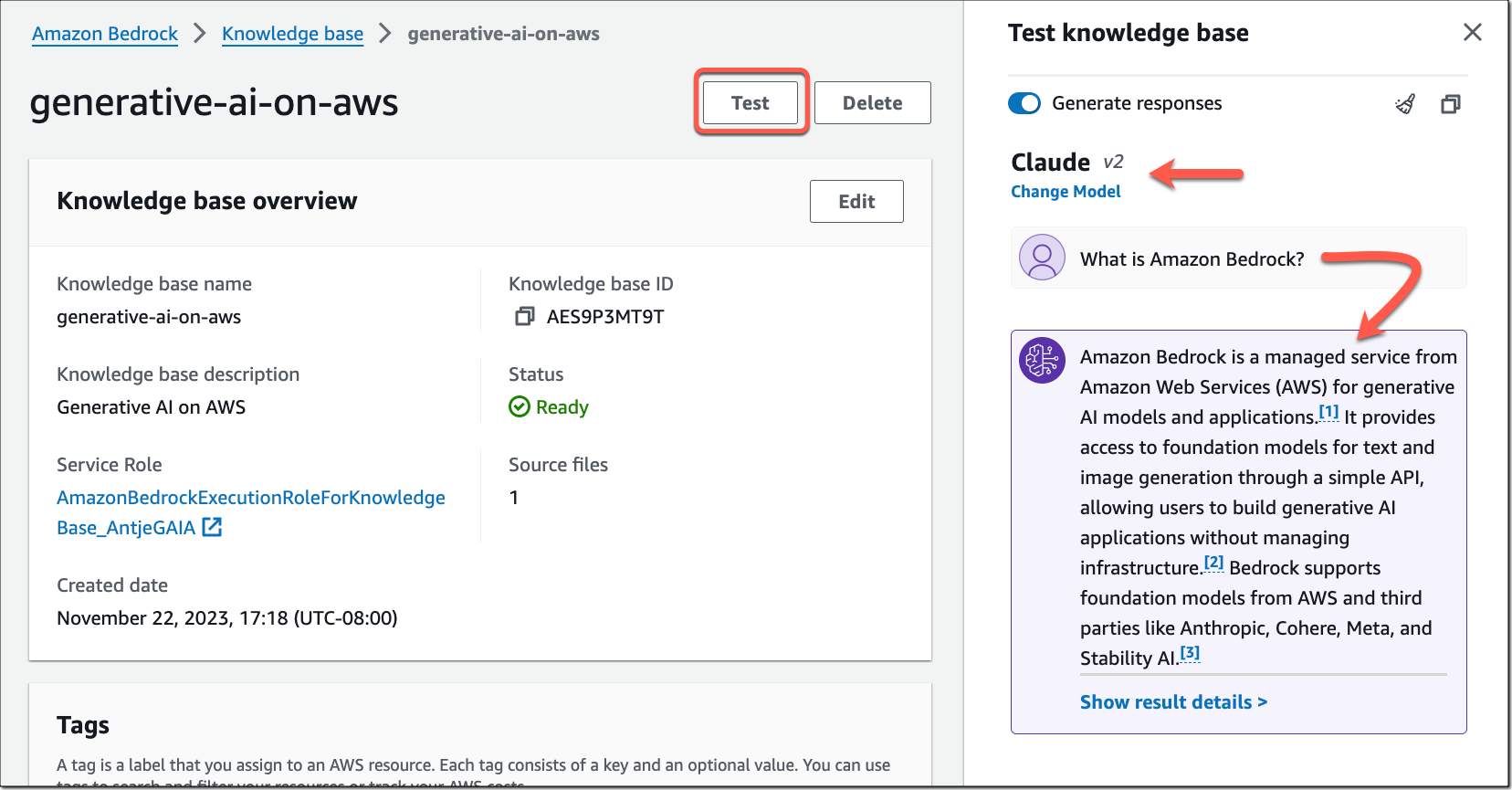 Knowledge Bases for Amazon Bedrock