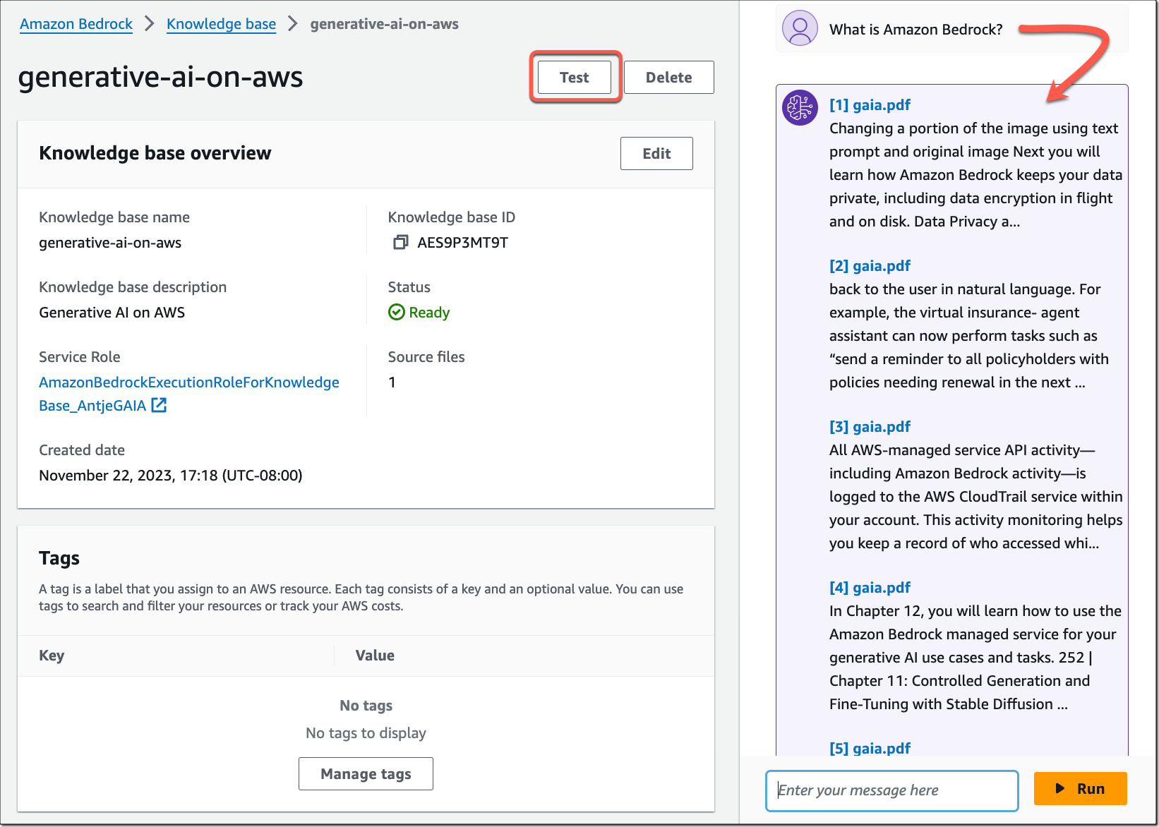 Knowledge Bases for Amazon Bedrock
