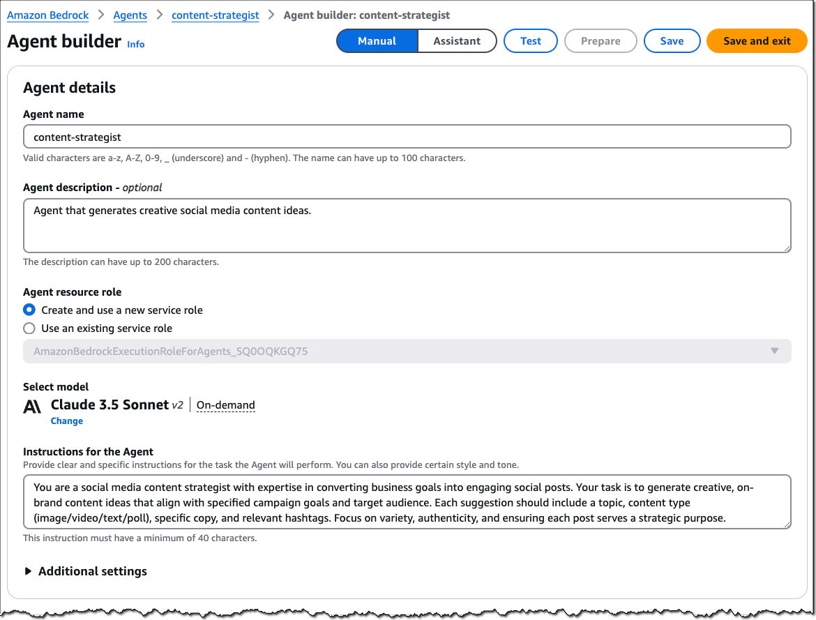 Multi-agent collaboration in Amazon Bedrock