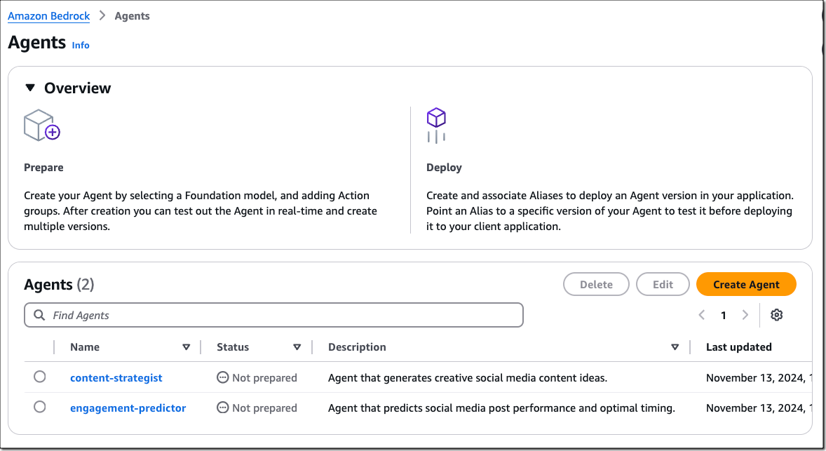 Multi-agent collaboration in Amazon Bedrock