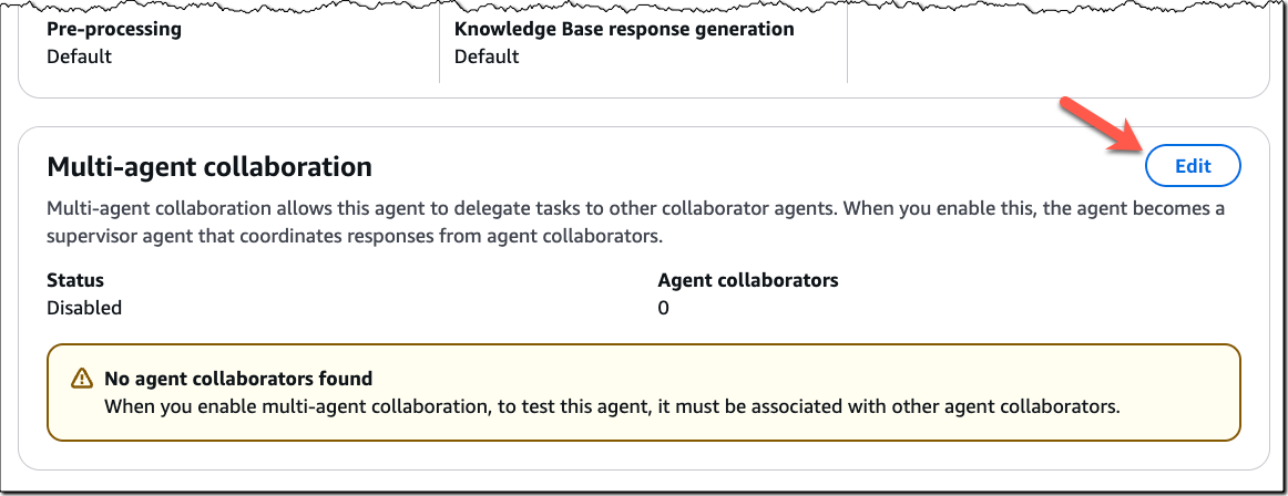 Multi-agent collaboration in Amazon Bedrock