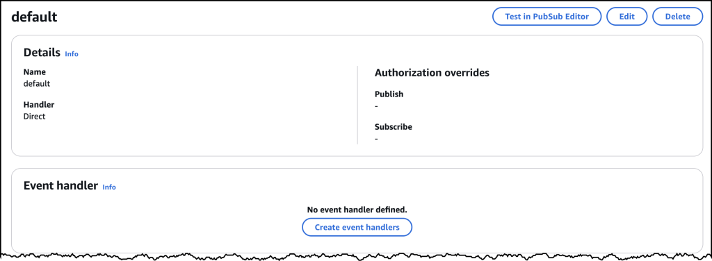 Screenshot of the AWS Console