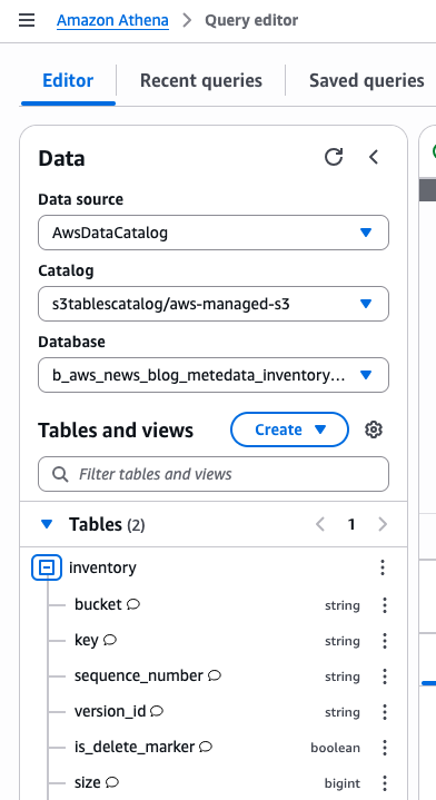 S3 MetaData 表结构