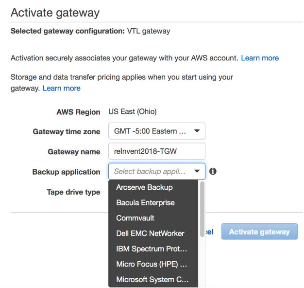 Select from the expanding ecosystem of supported backup applications