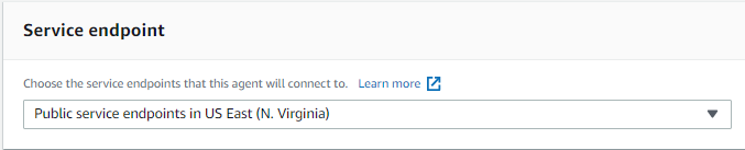 Selecting public service endpoints