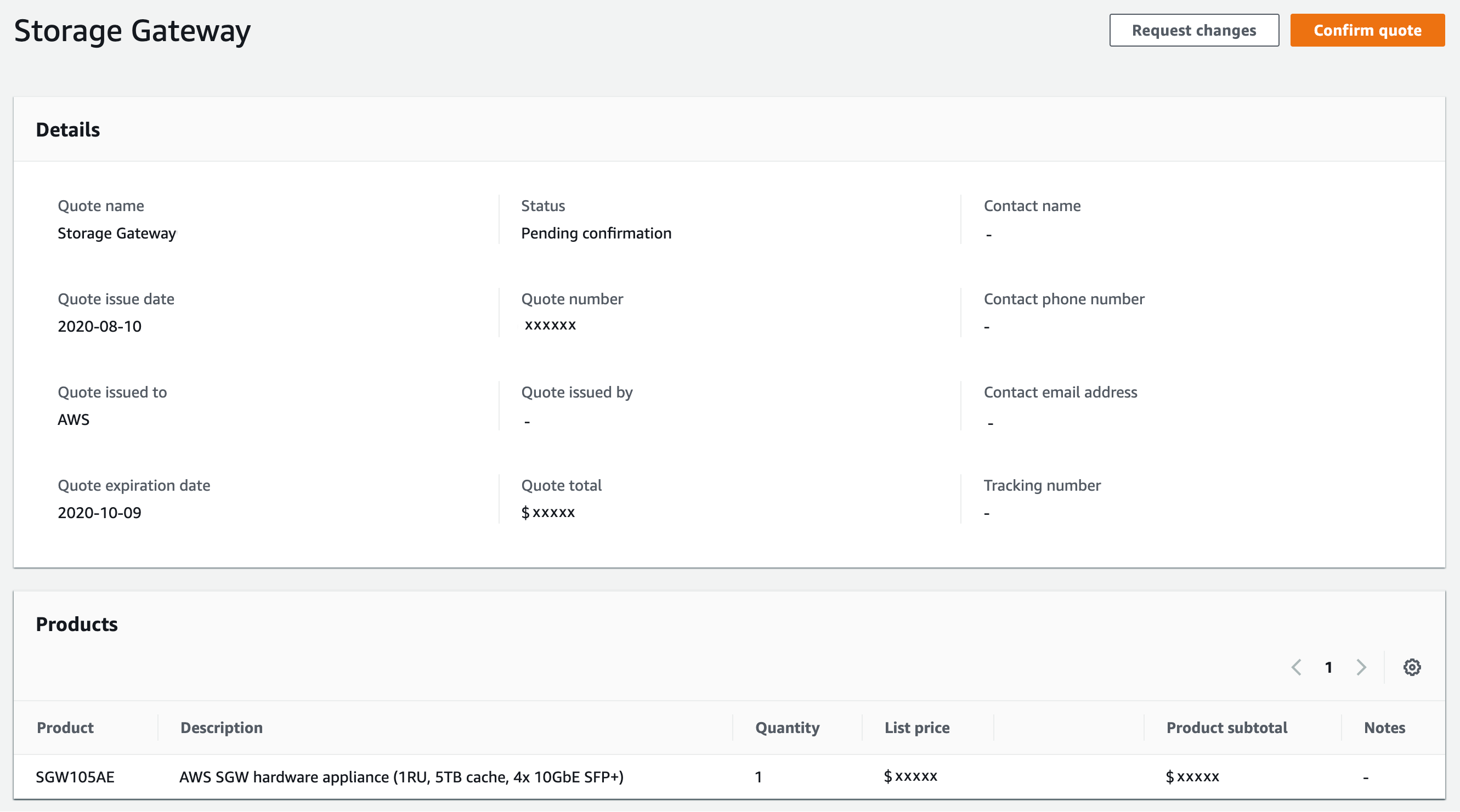After receiving a quote (sent to your provided email), you can review the quote, request changes, and confirm.
