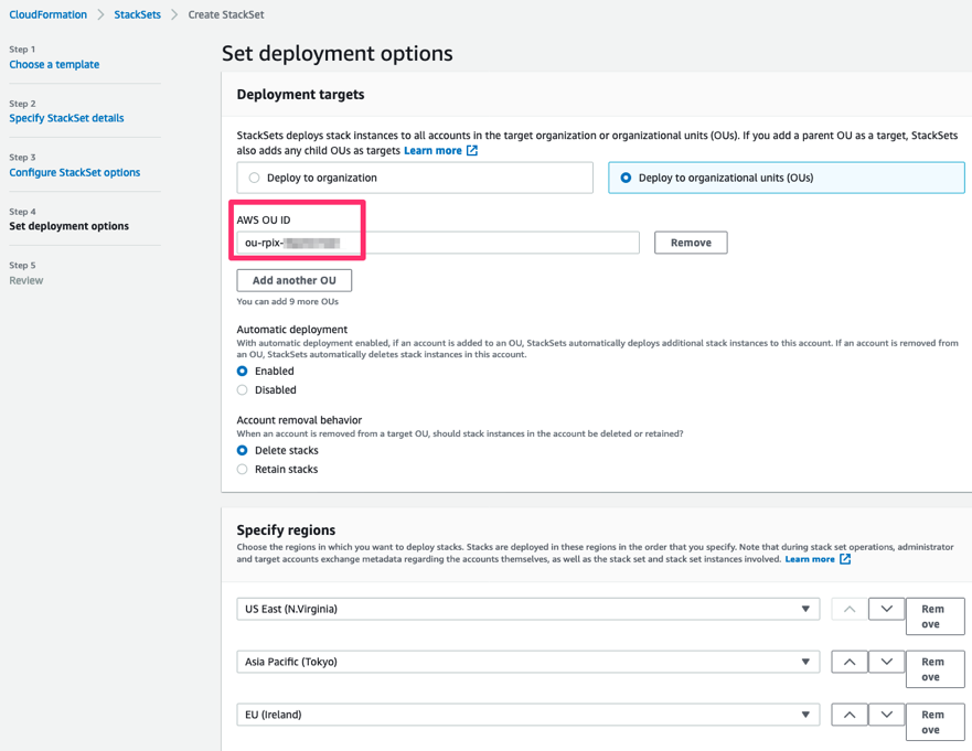 Step 3 - Create backup vaults