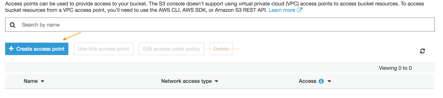 Choose Create access point