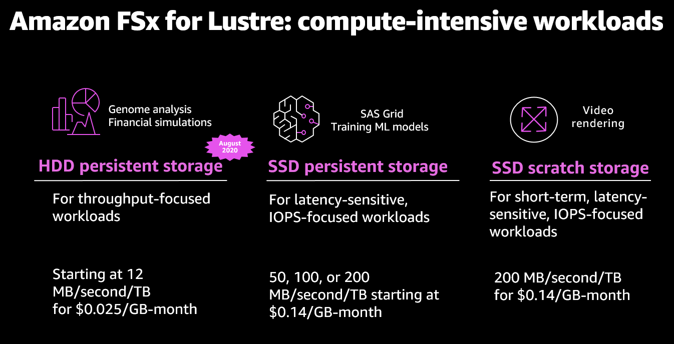 Multiple deployment and storage options