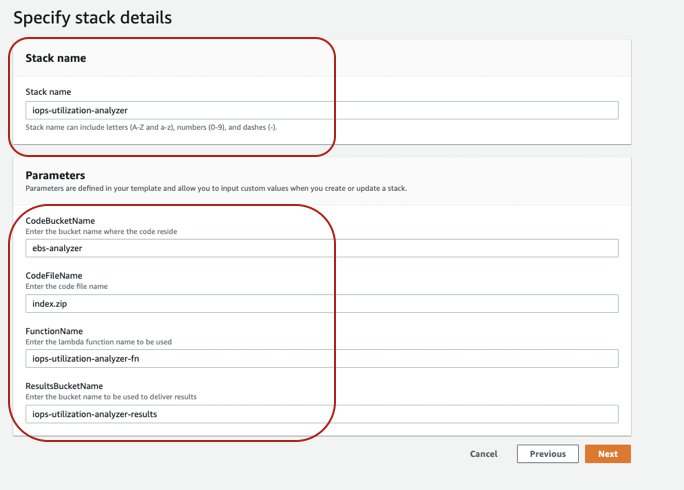 Specify stack details