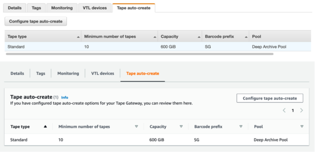 Automation of tape creation and importing of tapes