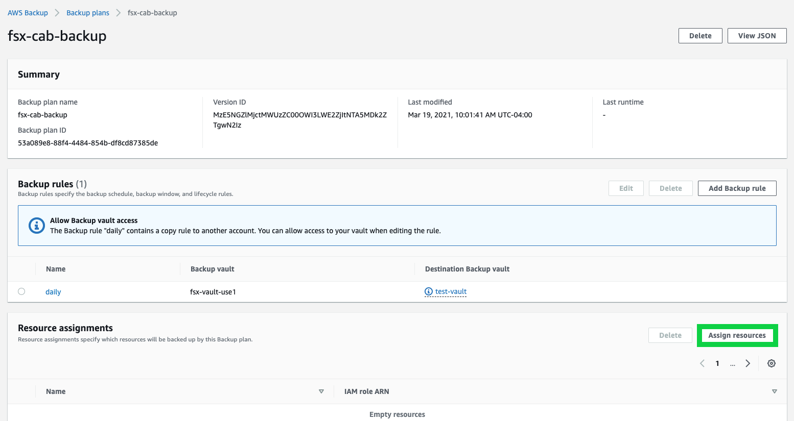 Select on Assign resources to assign resources