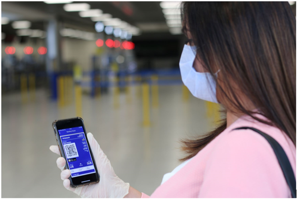 Ryanair mobile app example photo with a user (2)