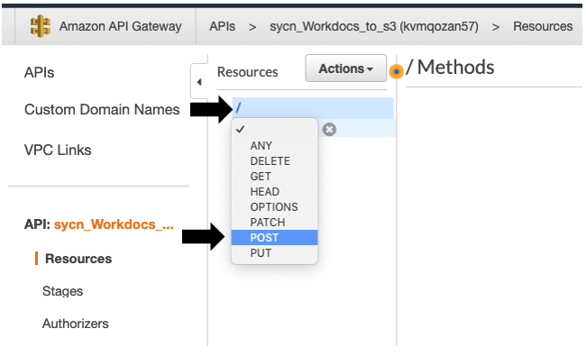 Create a POST method