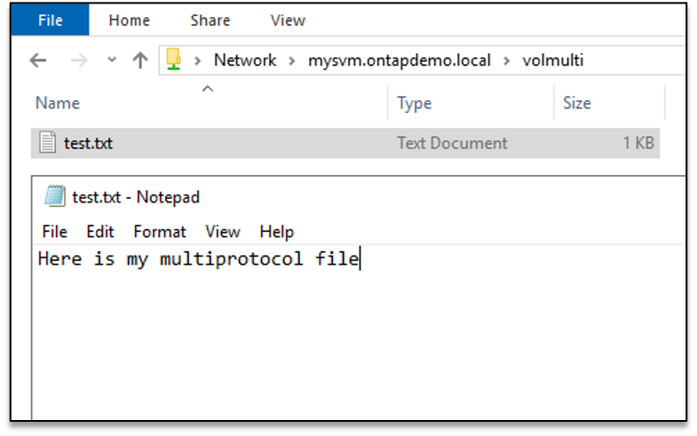 Figure12 Text file for testing data access