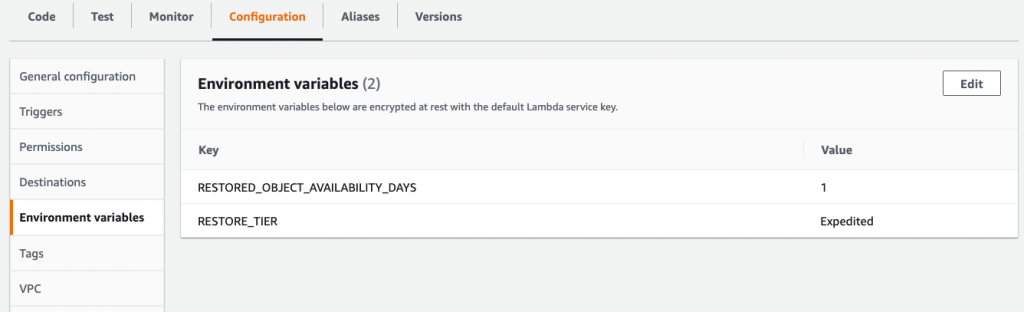 Create Lambda function