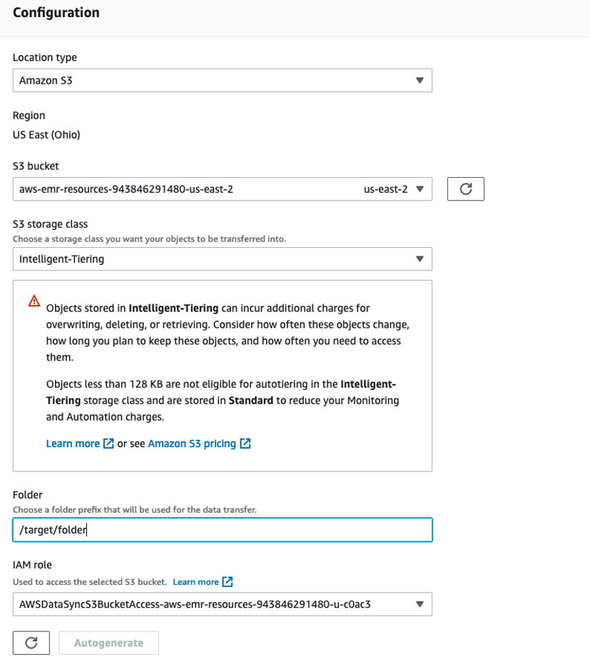 Amazon S3 Configuration