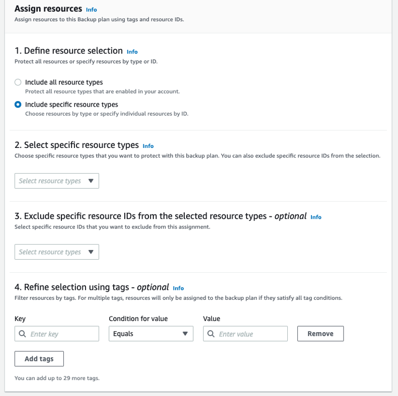 Selective assignment