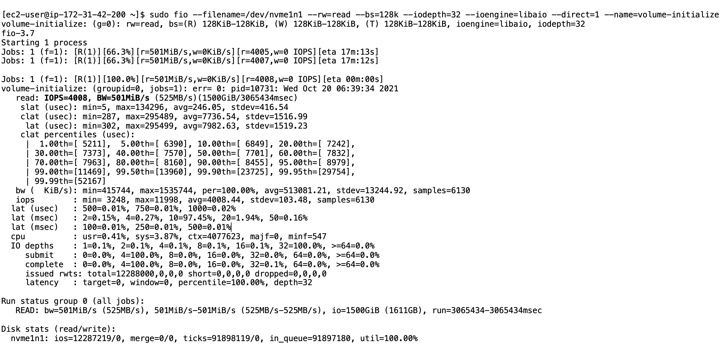 Testing FSR performance