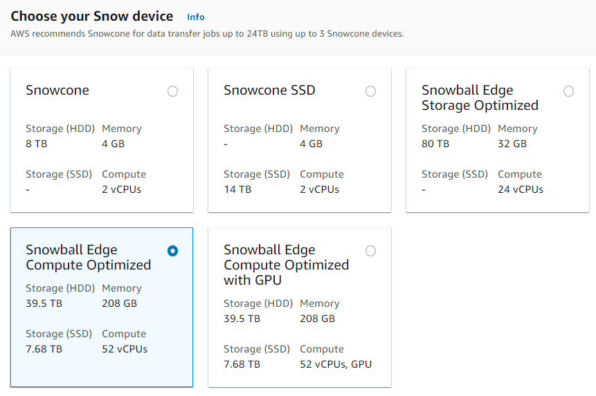 Choose your Snowball