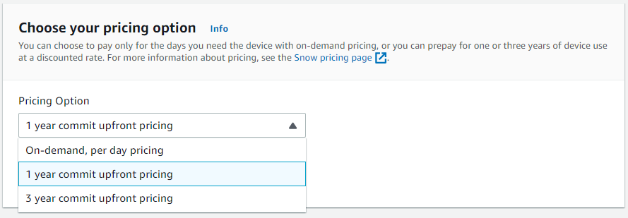 Choose your pricing option