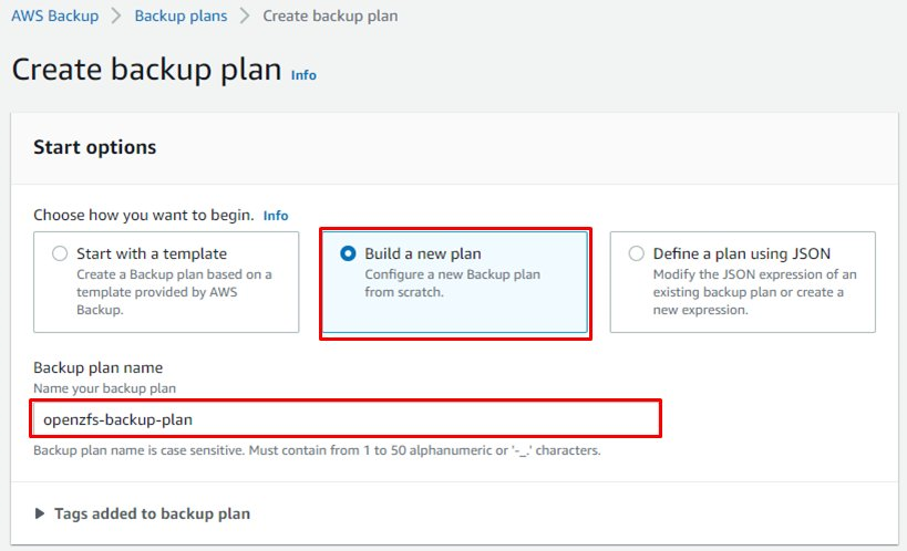 Backup plan creation 1