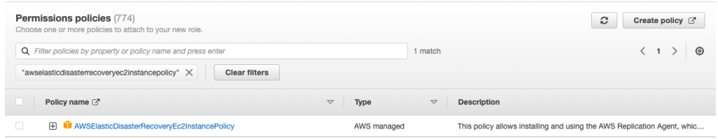 Adding permissions to the role