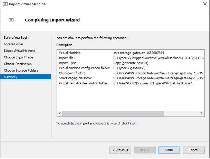 Screenshot of Set up gateway page in the Storage Gateway console