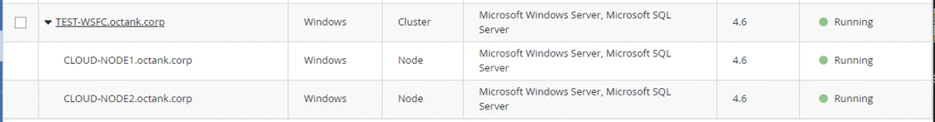 Reviewing the host status