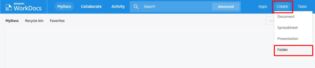 create folders with name archive and restore