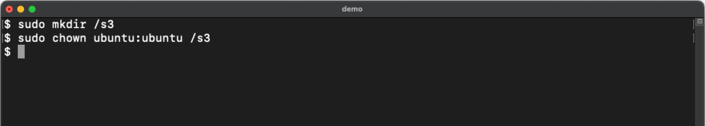 mountpoint-for-amazon-s3-directory