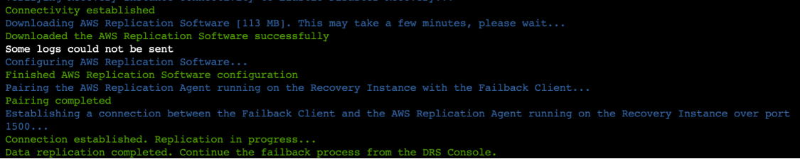 Connectivity established
