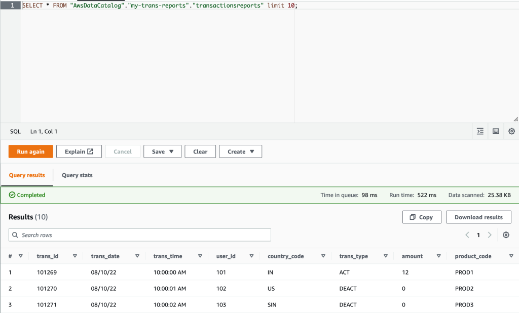 Figure 14 Showing up to 10 queries