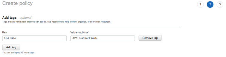add a tag to identitfy the purpose of this role