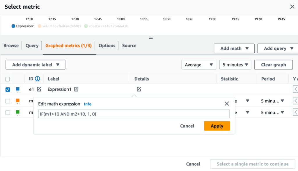 image shows edit math expression window